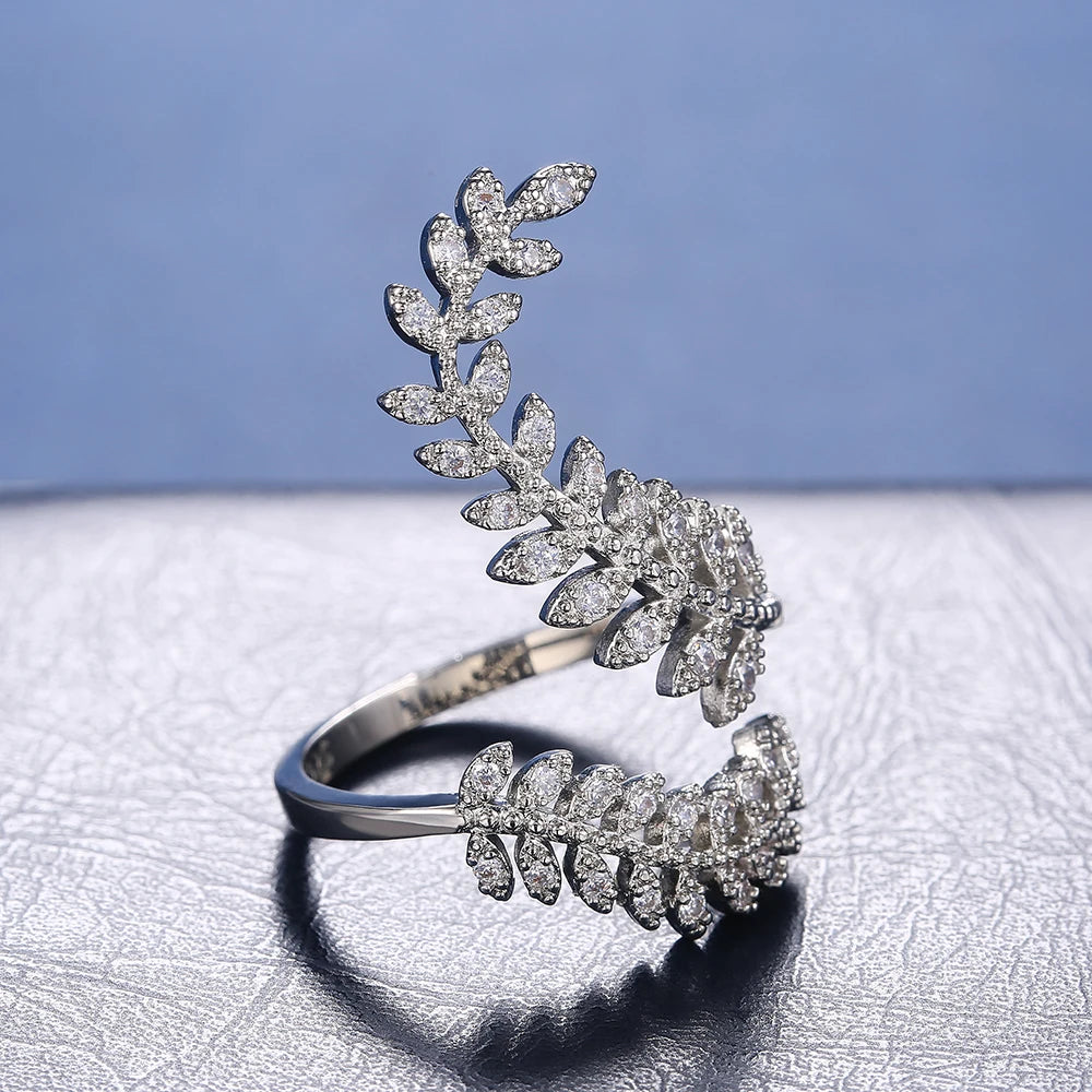 Ring Silver Color Girl Cocktail Party Rings Women Jewelry