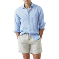 Summer Shirt Beach Cotton Linen Shirts Men Cardigan Tops Long Sleeved