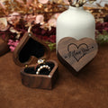 Ring Jewelry Box Magnetic Jewelry Organizer with Drawer