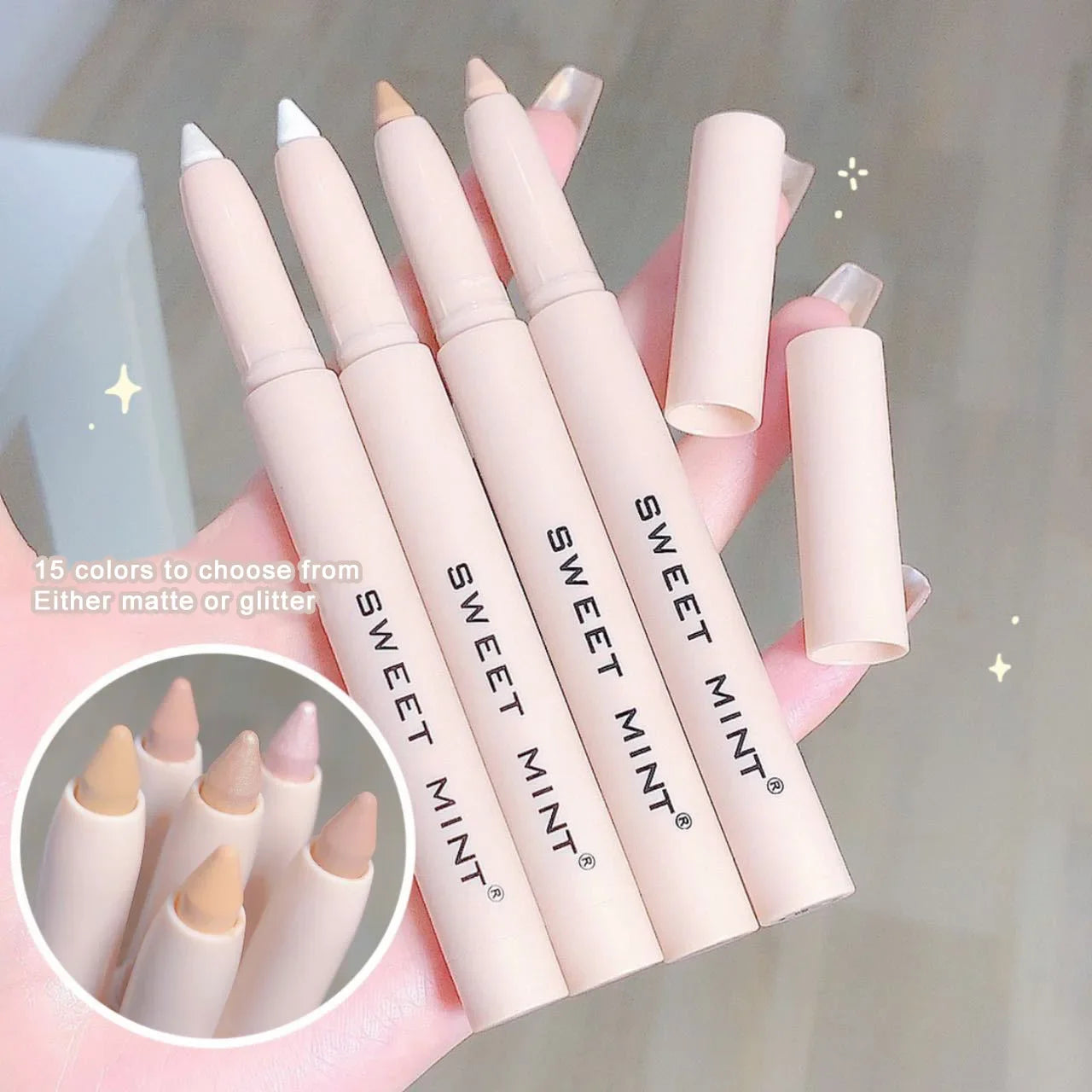 Eye Shadow Lying Silkworm Highlighter Pen Korean Eyes MakeupBrightening Glitter Eyeshadow Stick