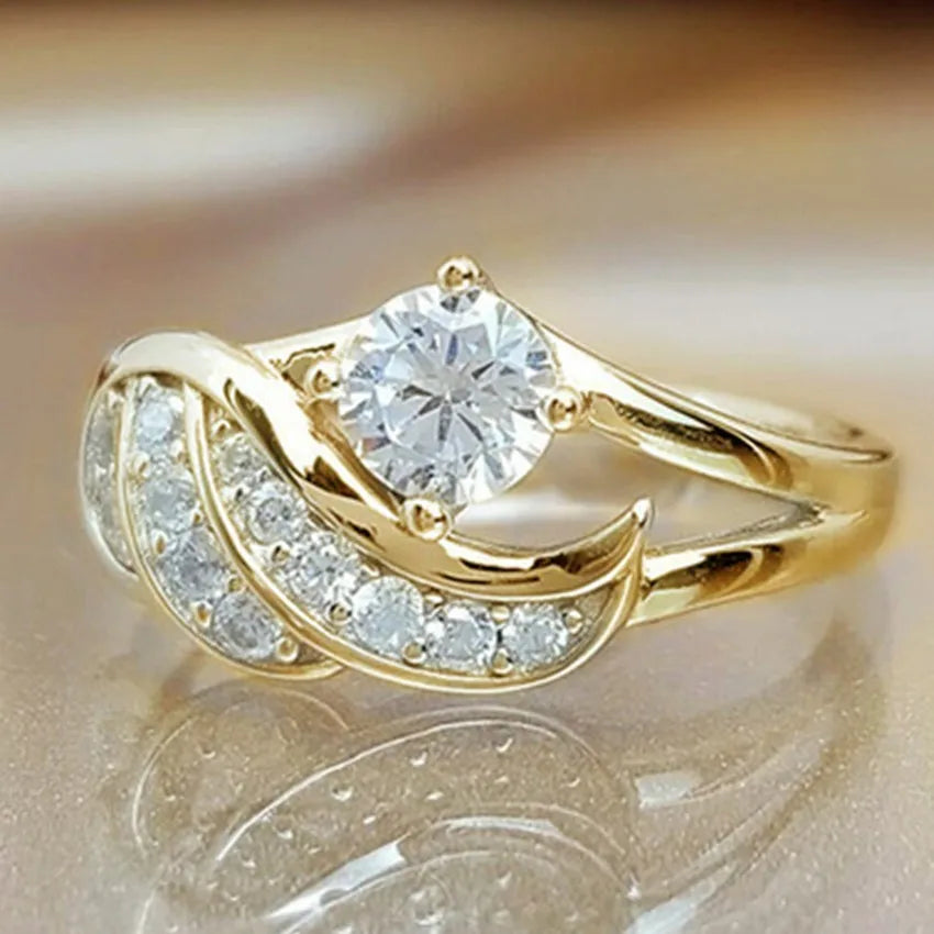 diamond ring  European and American jewelry