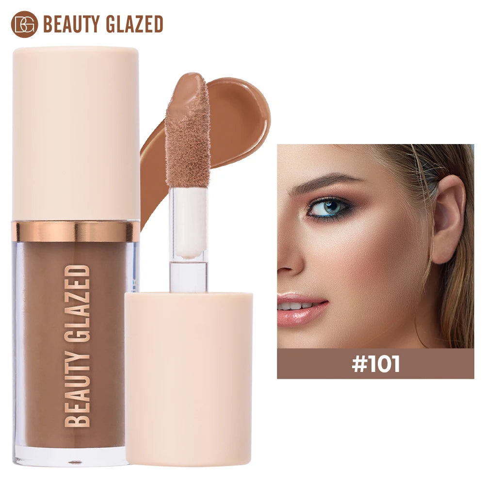 Glazed 2 Color Liquid Contouring To Enhance The Facial Contour,Waterproof